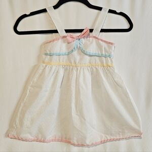 Polly Flinders Vintage Sleeveless Strappy Spring Dress Size 4T